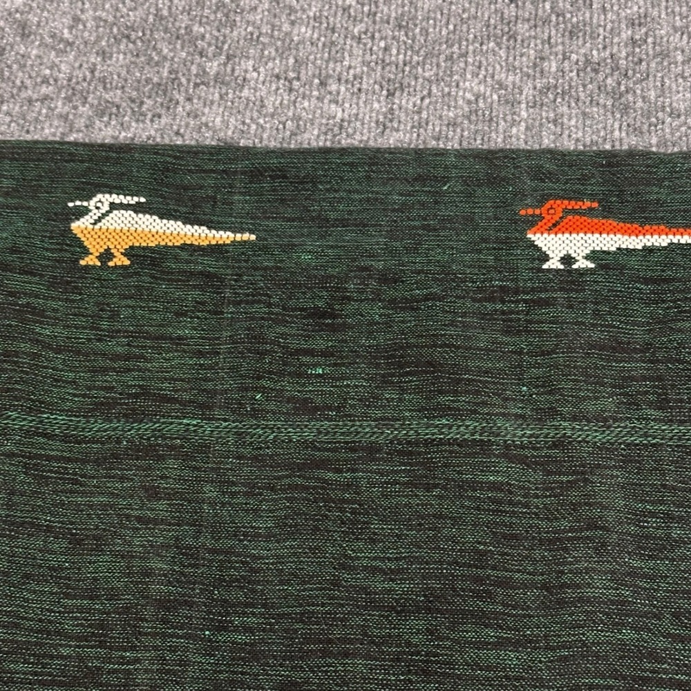 98"x49"  Chimayo Thunderbird Arrows Geometric Embroidered Stitch Sheet‎ Curtain - Picture 9 of 12
